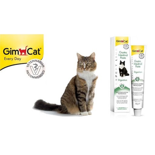 Gel dinh dưỡng Gimcat hỗ trợ tiêu hóa cho mèo - GIMCAT GASTRO gel hỗ trợ tiêu hóa 50g