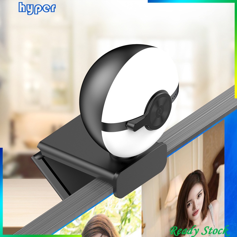 Webcam HD 2K tích hợp mic kèm vỏ bọc ống kính cho laptop | BigBuy360 - bigbuy360.vn