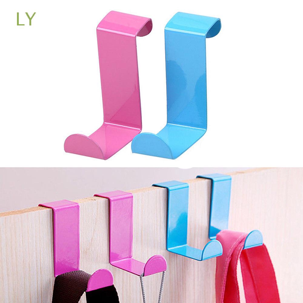 LY 2PCS Household Home & Living Z Shape Stainless Steel Kitchen Holder Over The Door Hooks