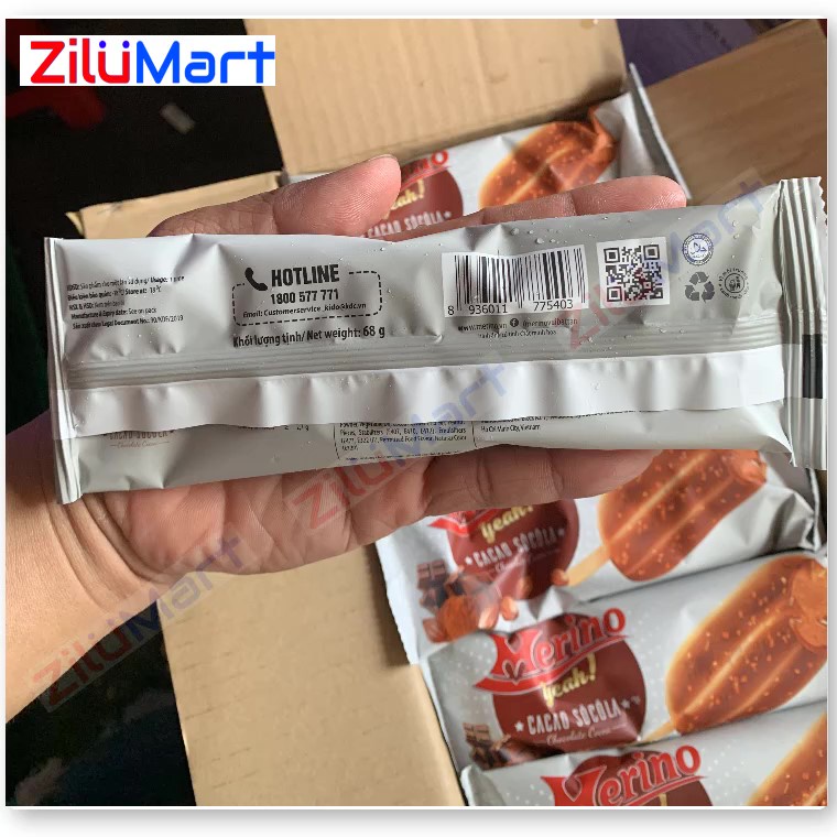 [HỎA TỐC HCM] Combo 3 cây kem Merino Yeah Cacao sô cô la