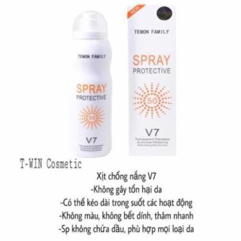 Kem Xịt Chống Nắng toàn thân SPRAY PROTECTIVE V7