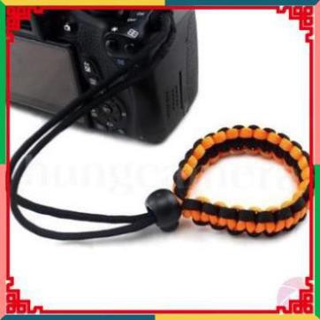 ( Vubaotram763 ) ( CC2016 ) [Mã ELCANOV hoàn 8% đơn 500k] Dây đeo tay Máy ảnh - dây bện Grip Paracord bản nhỏ 2cm