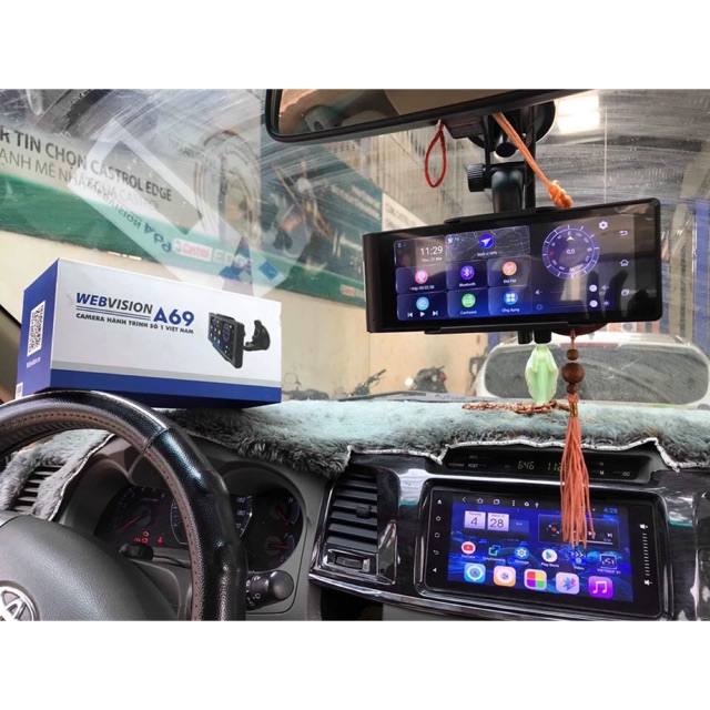 Camera Hành Trình Webvision A69 - Ghi Hình Trước/Sau, AI Thông Minh