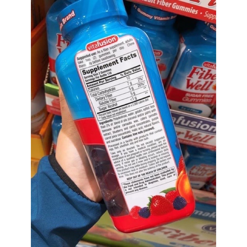 Kẹo dẻo Fiber Well của Vitafusion Mỹ date 3/22 | BigBuy360 - bigbuy360.vn