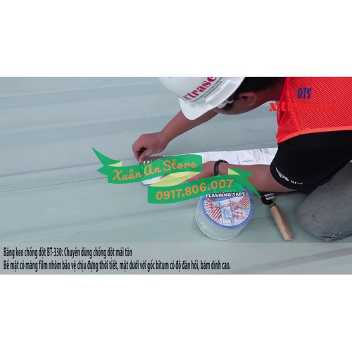 BĂNG KEO DÁN TÔN CHỐNG DỘT BT330 DÀI 10M XUẤT XỨ MALAYSIA