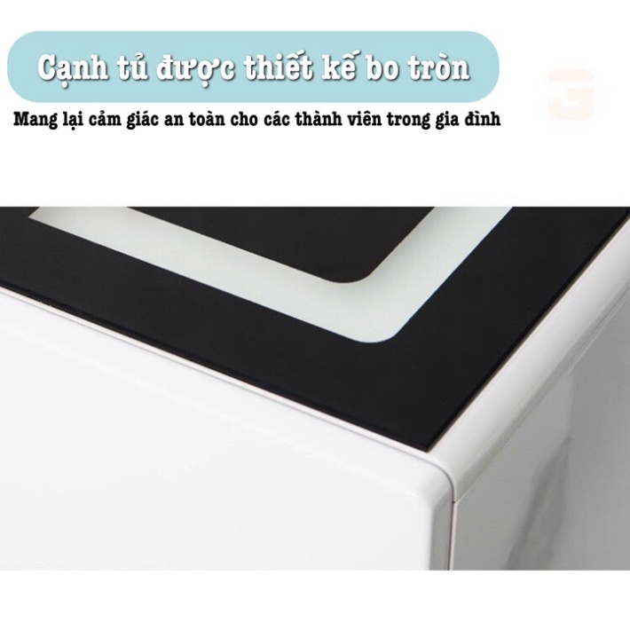Tủ Đầu Giường, Tab Đầu Giường Thông Minh Hiện Đại, Có Đèn Led Và Sạc Điện Thoại Không Dây (Có Video + Ảnh Thật