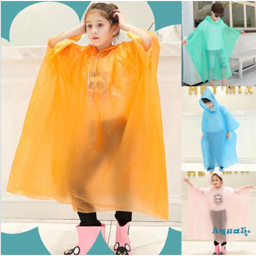 Áo mưa họa tiết hoạt hình xinh xắn cho bé gái