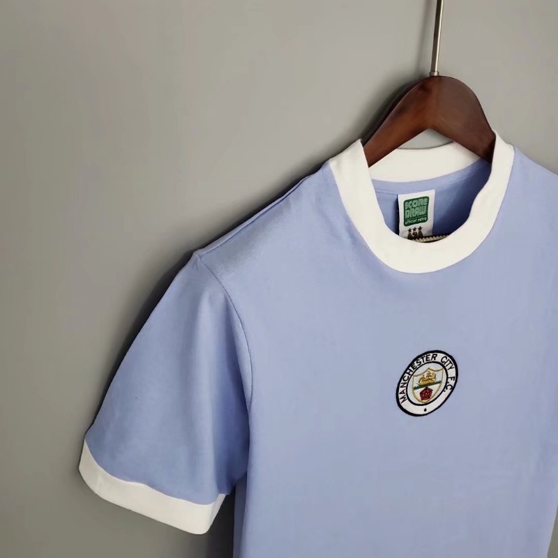 Áo Thun Thể Thao Tay Ngắn Đội Tuyển Manchester City 1972 Phong Cách retro