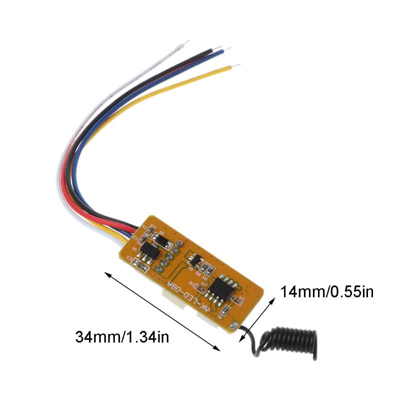 1 Bộ Tiếp Nhận Điều Khiển Từ Xa 2 Kênh 5-12V
