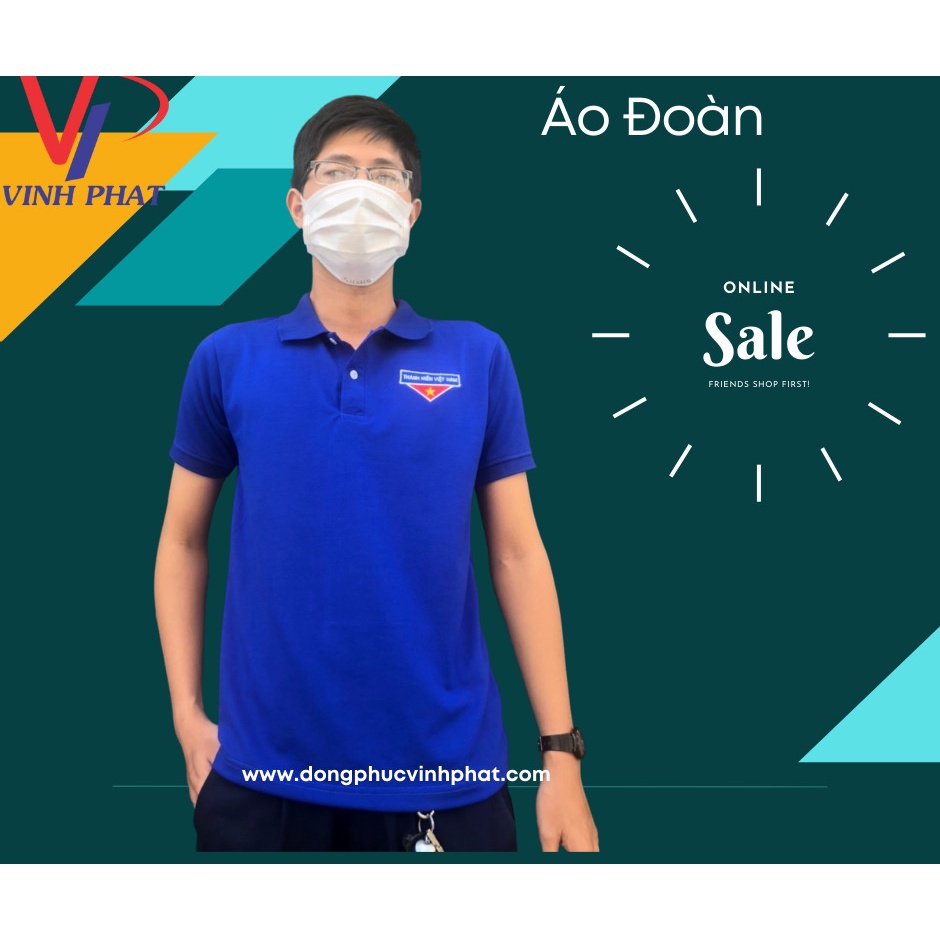 Áo Thun Đoàn Thanh Niên Nam Nữ Vải Cá Sấu Đẹp Thoáng Mát - VĨNH PHÁT