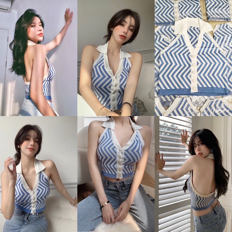 Áo croptop trendy 2021 (kèm video cận áo)
