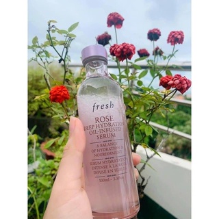 Tinh Chất Cấp Ẩm Fresh 𝗥𝗼𝘀𝗲 𝗗𝗲𝗲𝗽 𝗛𝘆𝗱𝗿𝗮𝘁𝗶𝗼𝗻 𝗢𝗶𝗹-𝗶𝗻𝗳𝘂𝘀𝗲𝗱 𝗦𝗲𝗿𝘂𝗺 100ml
