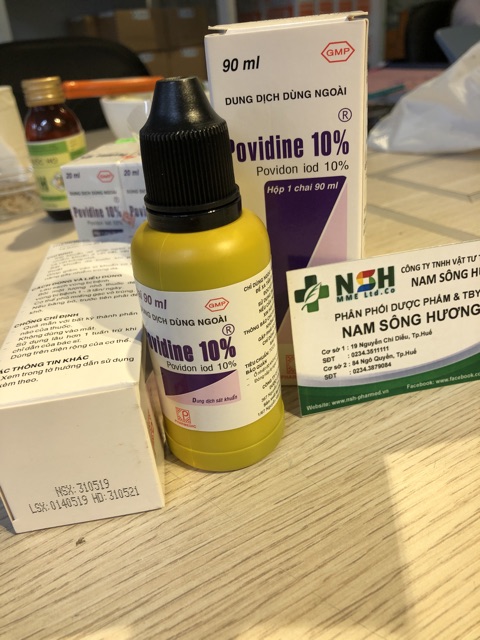 Dung dịch sát khuẩn Povidine Povidon Iod 10% (90ml)