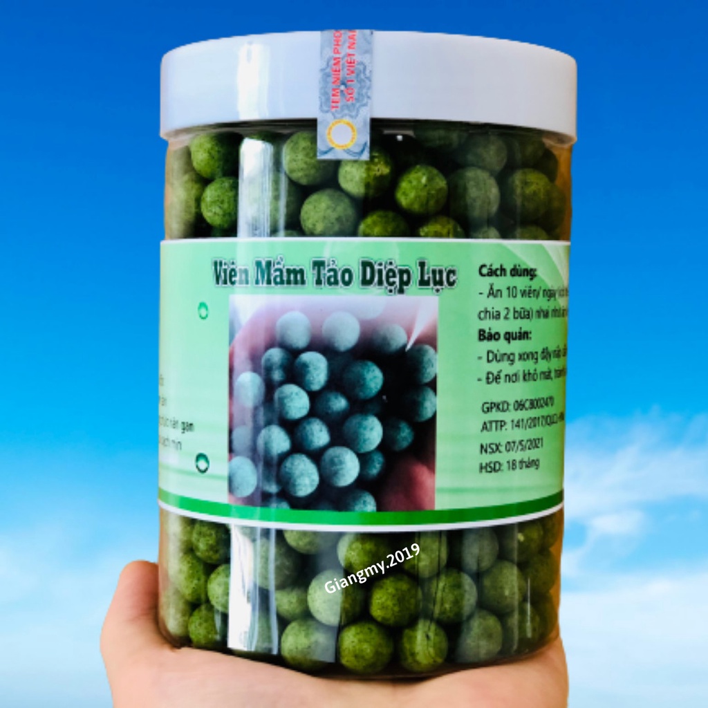 Hộp 500gr Viên Mầm Tảo, Viên Mầm Đậu Nành Tăng Vòng 1 Nở Ngực Đẹp Da Giảm Cân - Handmade
