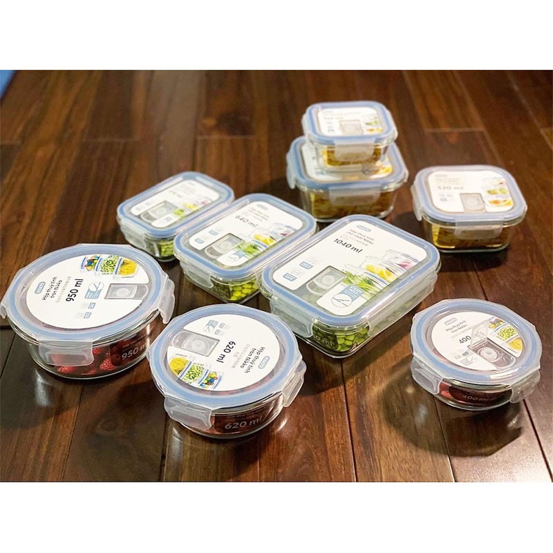 [ Giảm 20k Đơn 150k ] Hộp Thuỷ Tinh Đựng Thực Phẩm Đựng Đồ Ăn, Thức Ăn Trong Ngăn Đá Tủ Lạnh, Bảo Quản Thực Phẩm Tươi | BigBuy360 - bigbuy360.vn