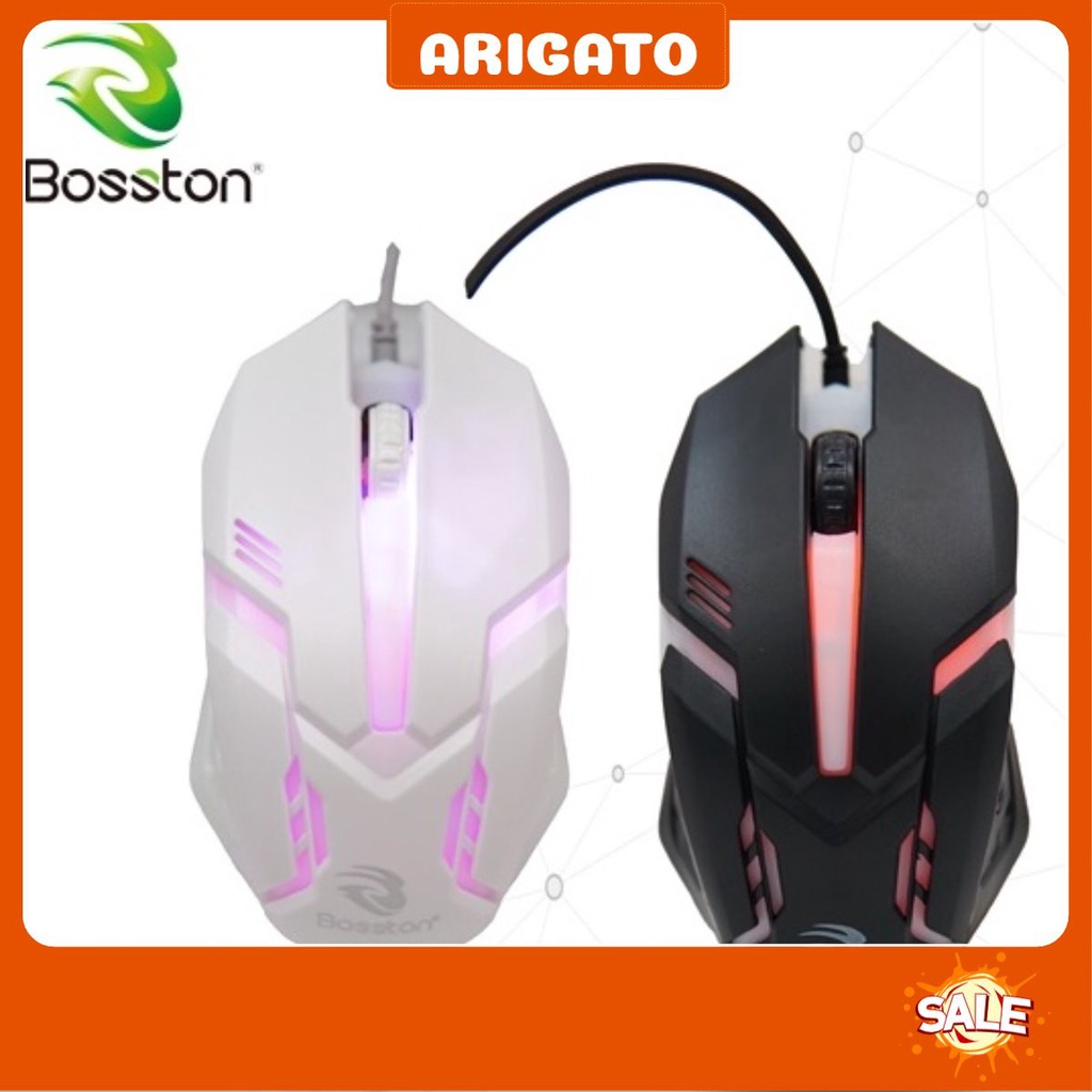 Chuột gaming có dây đèn led đổi màu Zornwee L200 Boston Golden Fiel cực đẹp chuột game thủ cực ngầu cho máy tính laptop