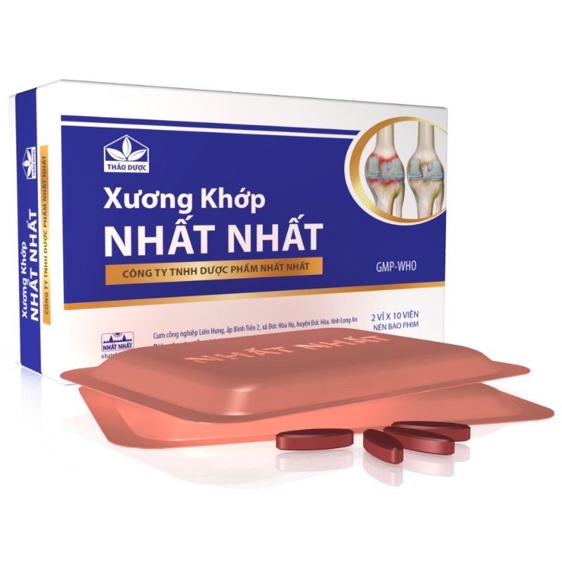 XƯƠNG KHỚP NHẤT NHẤT  - HỖ TRỢ CẢI THIỆN VIÊM KHỚP, THOÁI HOÁ KHỚP