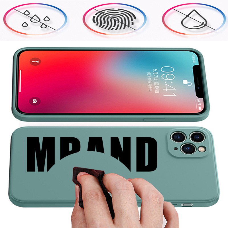 Ốp điện thoại silicon TPU cao cấp màu trơn cho iphone 6 6s 7 8 plus X XR XS MAX 11 PR