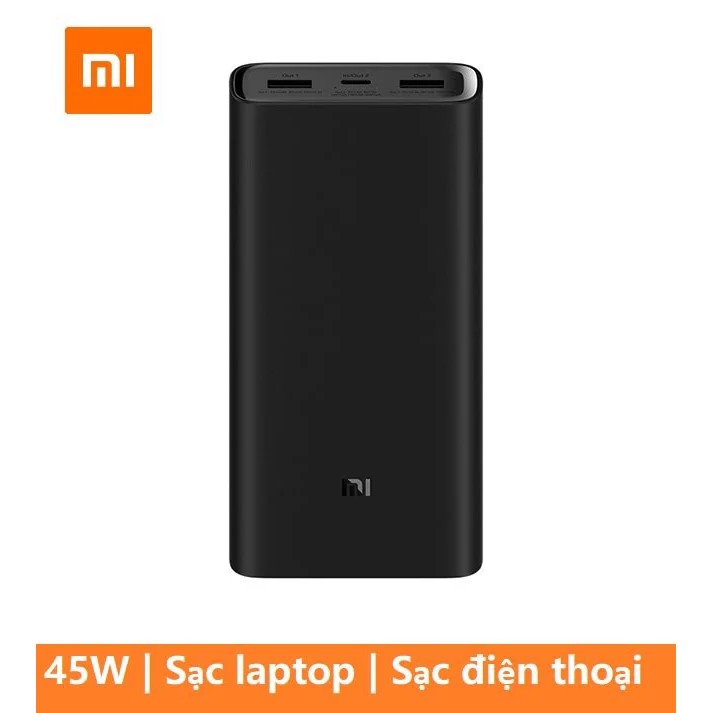 Pin dự phòng 20000mAh Xiaomi Gen3- Dung Lượng Pin siêu khủng