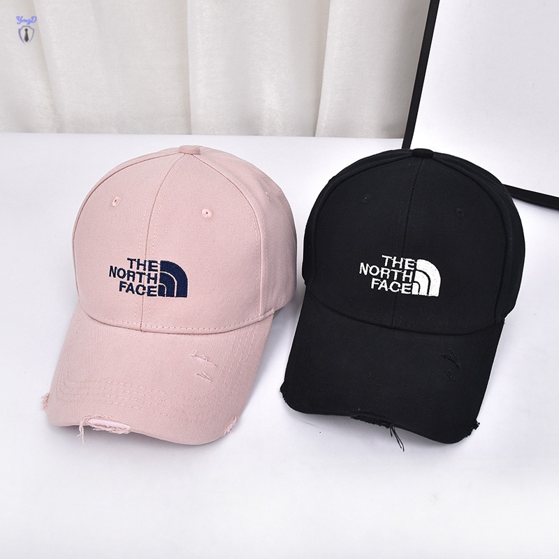 Mũ lưỡi trai in họa tiết chữ The North Face chất liệu cotton chống nắng thời trang cho nam và nữ