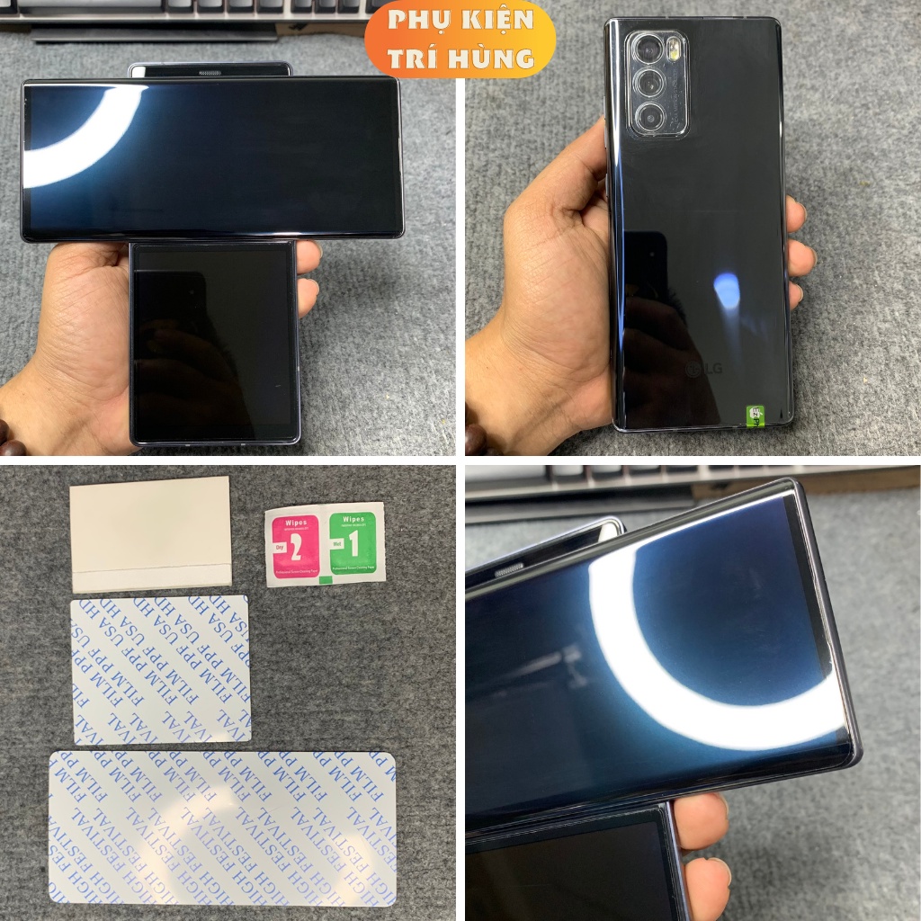 Dán màn hình lg wing 5g PPF USA full màn chống trầy, phục hồi 3s kèm phụ kiện