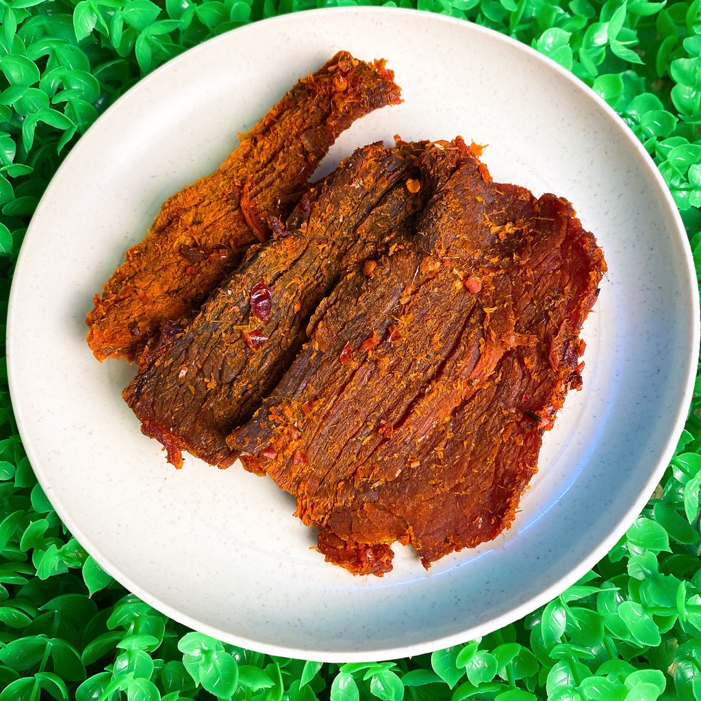 Thịt bò khô miếng Hồng Ngự - khô bò 100% từ thịt bò tươi hũ 400g | BigBuy360 - bigbuy360.vn