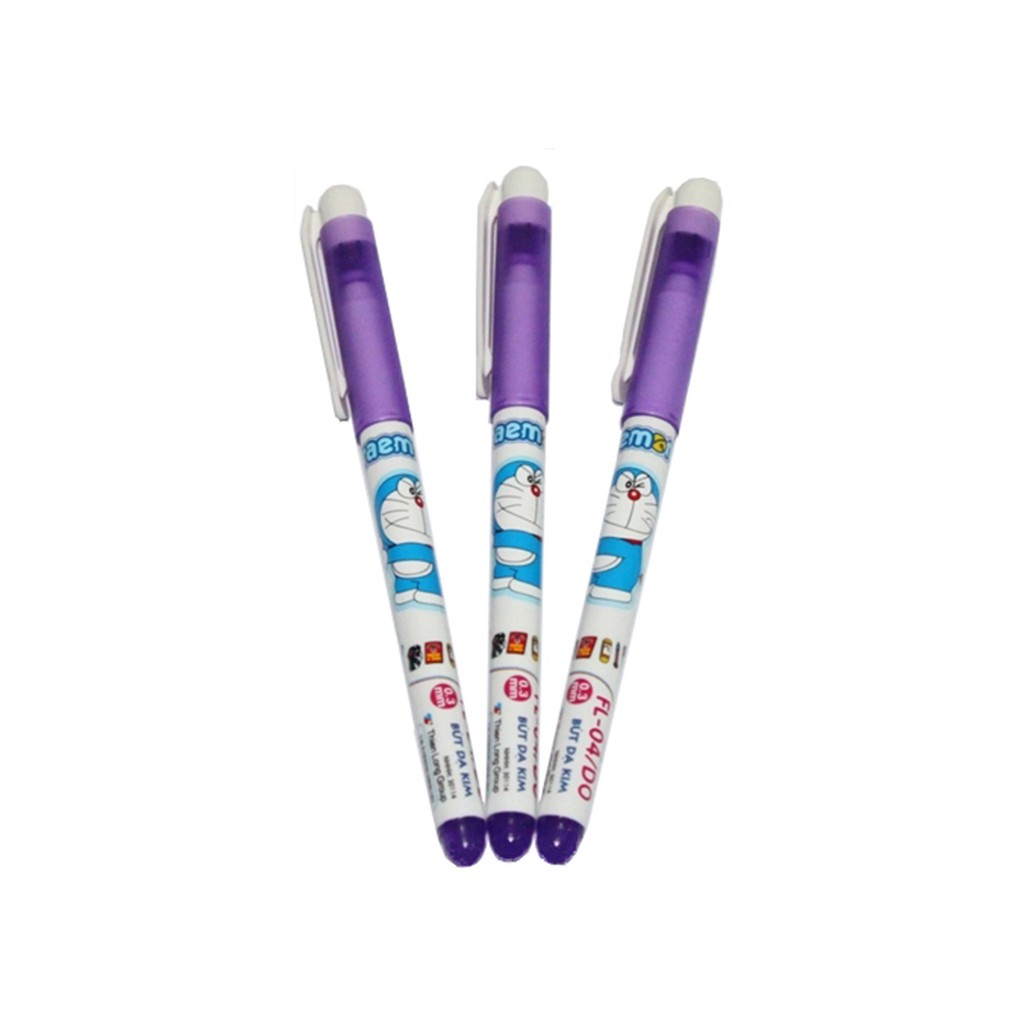 Bút Dạ Kim  Doreamon FL-04 màu tím