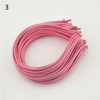 Cài tóc , bờm tóc bọc vải bản 6mm gói 10 chiếc