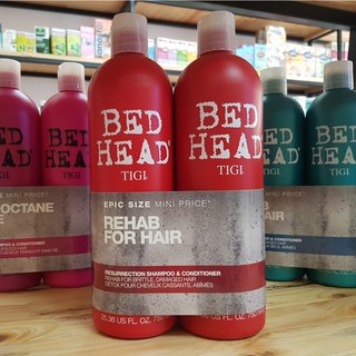Cặp dầu gội tigi đỏ - 750ml
