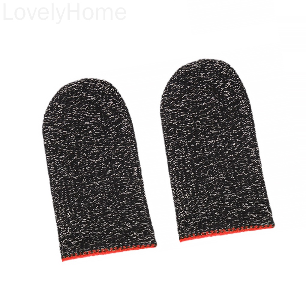 Bộ 2 găng ngón tay chơi game kiểu dệt kim chống mồ hôi tiện dụng