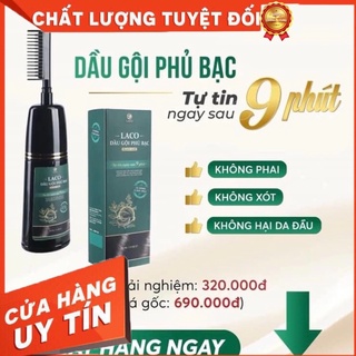  Dầu gội phủ bạc LACO  Dầu gội nhuộm tóc thảo dược an toàn cho da đầu không gây khó chịu hiệu quả sau 9 phút 