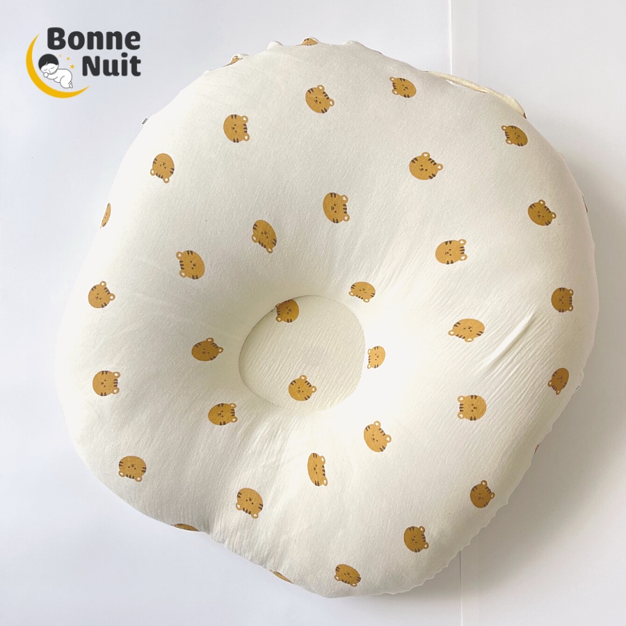 Vỏ gối chống trào ngược xô 4 lớp Bonne nuit  không bục chỉ  chất liệu Muslin cao cấp
