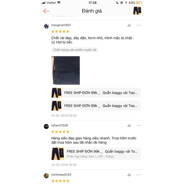 Quần baggy