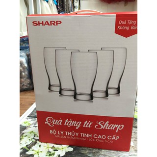 BỘ LY 5 CÁI CAO CẤP PR-NTS4- QUÀ TẶNG SHARP