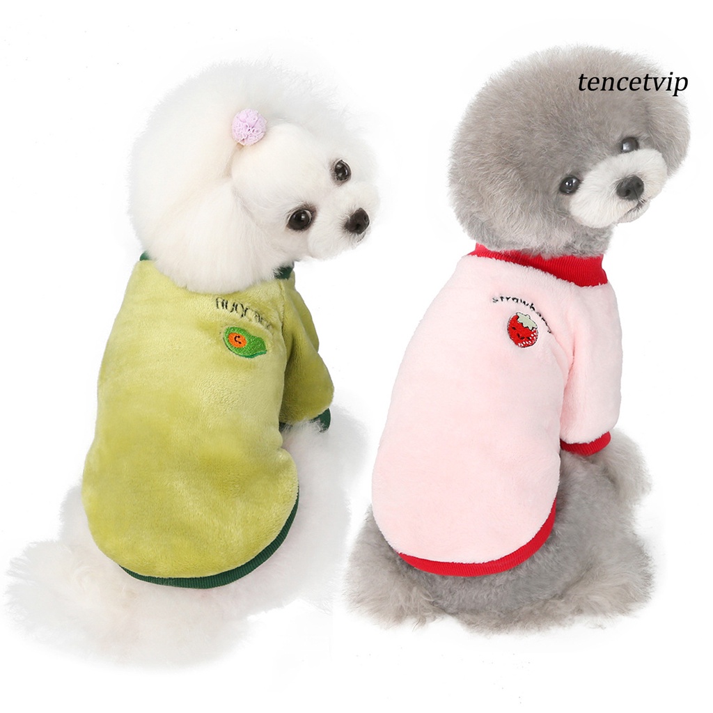 Áo Sweater Họa Tiết Trái Cây Hoạt Hình Hai Chân Cho Thú Cưng
