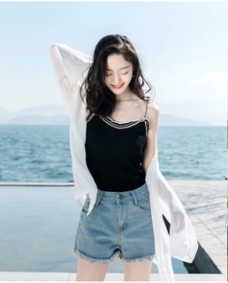 Áo Khoác Voan Mỏng Dáng Dài