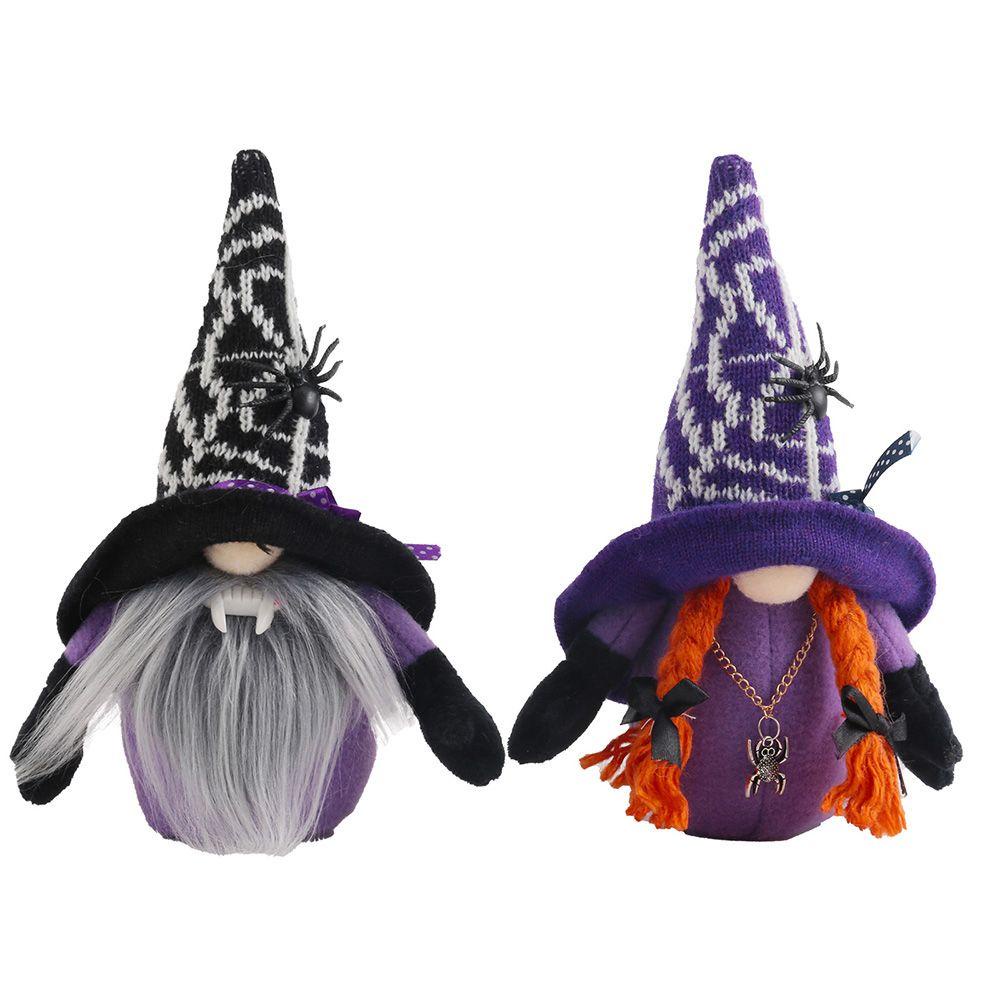 YIYU Đồ trang trí Nhân Vật Tyrler1 Gnome Bằng Vải Dệt Kim Sáng Tạo Trang Trí Nhà Cửa / Halloween