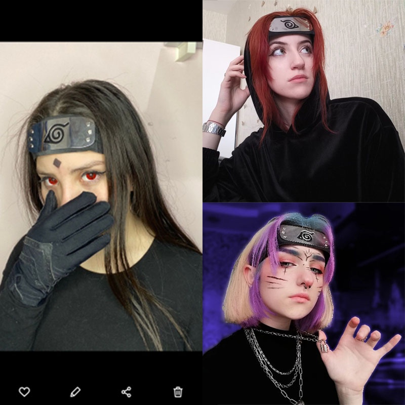 Băng Đô Cài Tóc Phong Cách Naruto Độc Đáo