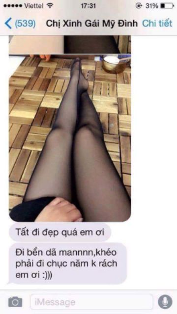 Quần tất gân lưới