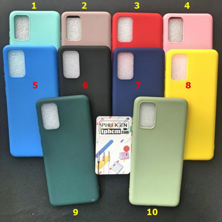 Ốp lưng Samsung S20 Plus Dẻo màu trơn Siêu Cool