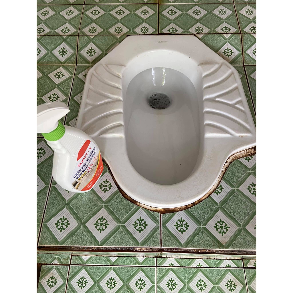 Super X - Sức mạnh vượt trội tẩy Cặn xi măng, các vết két ố bẩn cứng đầu