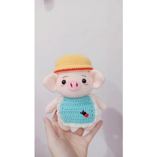 Bé lợn bằng len cute