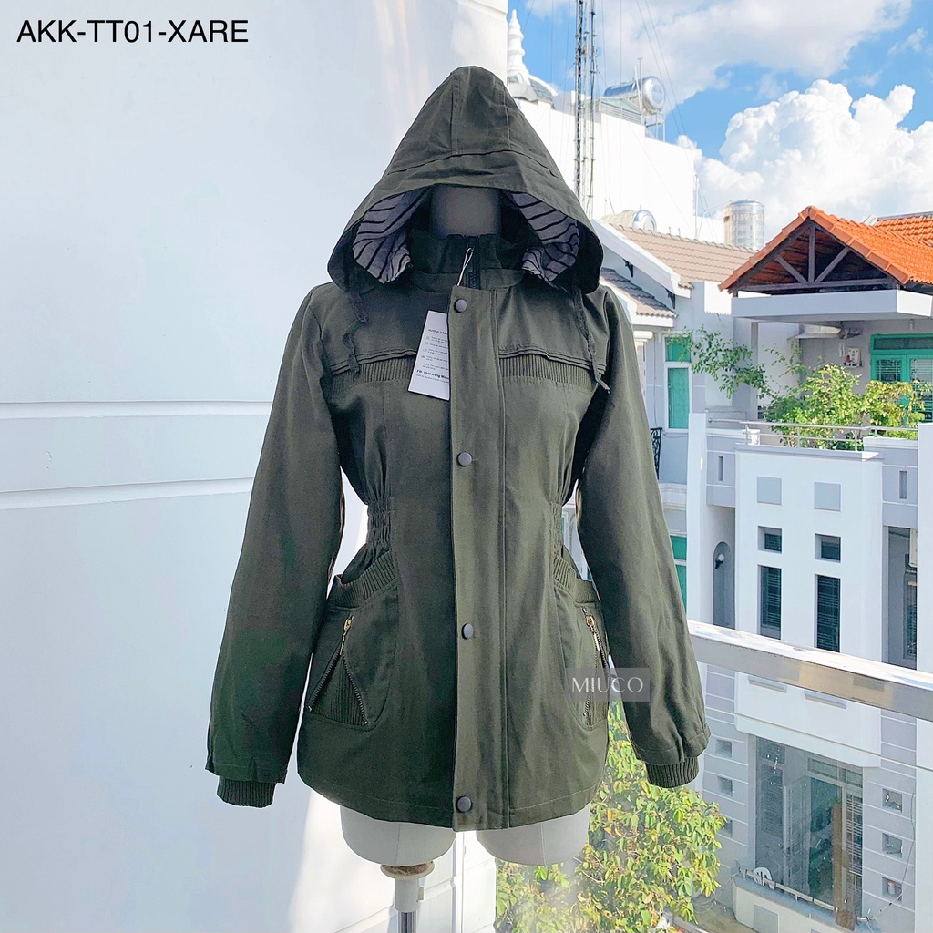 Áo khoác chống nắng kaki JERSEY TT-01, chất kaki cotton 2 lớp xuất dư, có nón rộng thoải mái, áo khoác tặng mẹ lGINHOUSE