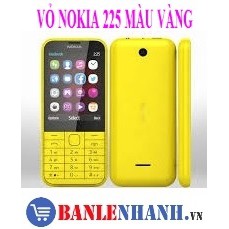 VỎ NOKIA 225 KHÔNG PHIM MÀU VÀNG [VỎ ZIN, XỊN]