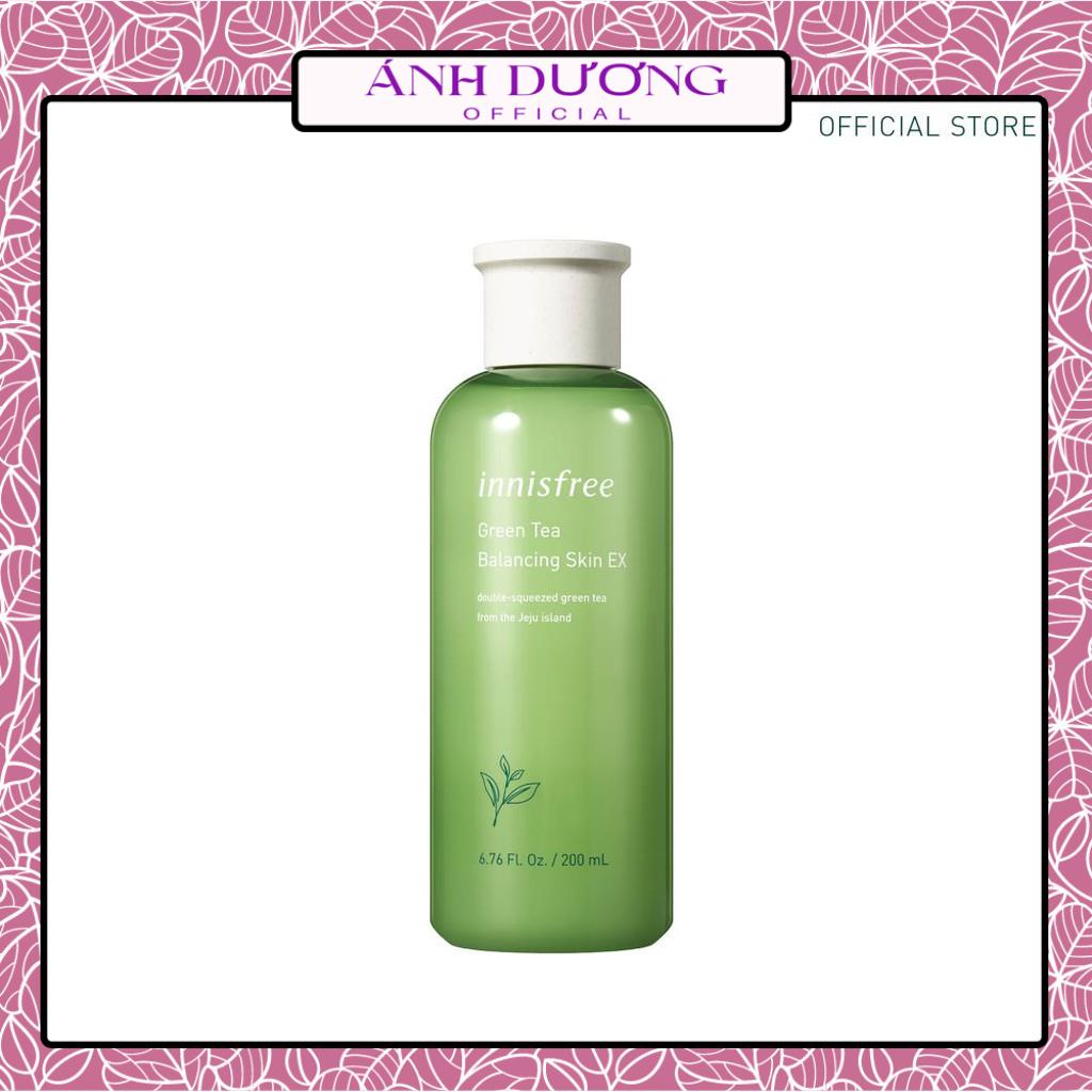 Nước hoa hồng innisfree trà xanh ,nước cân bằng độ ẩm innisfree Green Tea Balancing Skin Ex 200ml - Fidi Beauty