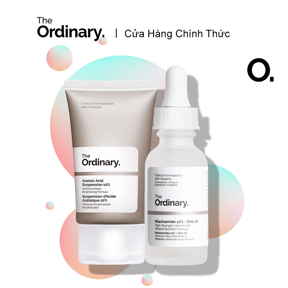 The Ordinary Giảm Tàn Nhang Tinh Chất Niacinamide 10% + Kẽm 1% Và Axit Azelaic Suspension 10% 2x30ml