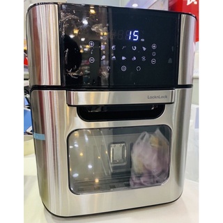 LÒ NƯỚNG CHÂN KHÔNG LOCKNLOCK 💕KÈM CHỔI PHẾT DẦU💕,AIR FRYER OVEN 12L - EJF699 EJF699SLV thiết kế trang trọng