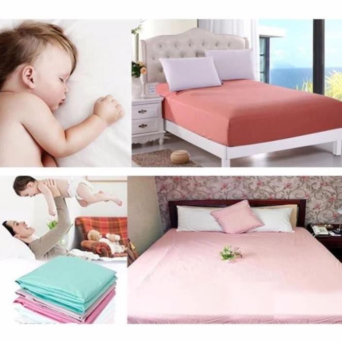 Ga Chống Thấm Chống Nước 1m6x2m Hàng Loại 1 Cao Cấp ga trơn nhiều màu sắc