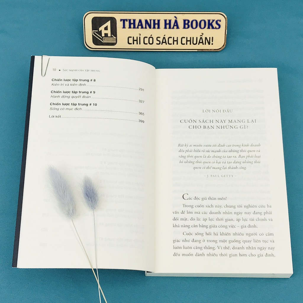 Sách - Sức Mạnh Của Tập Trung - Bí quyết đơn giản để thành công và tự do tài chín - Thanh Hà Books