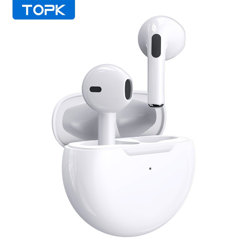 Tai Nghe Nhét Tai Bluetooth TOPK T30 ko dây BT 5.0 Chống Tiếng Ồn Cho ĐT IPSamsung Realme
